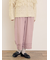 【Cross×Linen】裾フリルパンツ