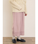 【Cross×Linen】裾フリルパンツ