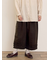 【Cross×Linen】裾フリルパンツ