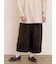 【Cross×Linen】裾フリルパンツ