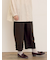 【Cross×Linen】裾フリルパンツ