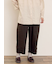 【Cross×Linen】裾フリルパンツ
