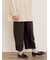 【Cross×Linen】裾フリルパンツ