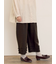 【Cross×Linen】裾フリルパンツ