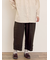 【Cross×Linen】裾フリルパンツ