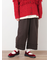 【Cross×Linen】裾フリルパンツ