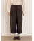 【Cross×Linen】裾フリルパンツ