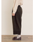 【Cross×Linen】裾フリルパンツ