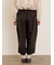【Cross×Linen】裾フリルパンツ