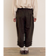【Cross×Linen】裾フリルパンツ