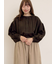 【Cross×Linen】ギャザーブラウス