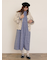 【Cross×Linen】フリルワンピース《S/Mサイズ》