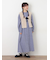 【Cross×Linen】フリルワンピース《S/Mサイズ》