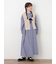 【Cross×Linen】フリルワンピース《S/Mサイズ》