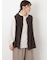 【Cross×Linen】ピンタックベスト