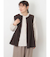【Cross×Linen】ピンタックベスト