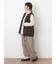 【Cross×Linen】ピンタックベスト