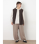 【Cross×Linen】ピンタックベスト