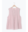 【Cross×Linen】ピンタックベスト