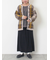 シャギーチェック柄カーディガン