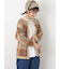 シャギーチェック柄カーディガン