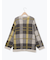 シャギーチェック柄カーディガン
