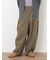 【M/Lサイズ】サイド深タックバレルパンツ