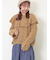 フリルカラーニット