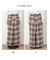 【M/Lサイズ】チェック柄ワイドパンツ
