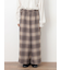 【M/Lサイズ】チェック柄ワイドパンツ