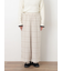 【M/Lサイズ】チェック柄ワイドパンツ