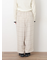 【M/Lサイズ】チェック柄ワイドパンツ