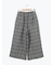 【M/Lサイズ】チェック柄ワイドパンツ