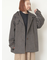 シャギーチェックコート