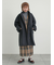 ウールライクスタンドネックコート