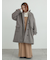 ウールライクスタンドネックコート