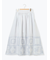 裾モチーフ刺繍ギャザースカート