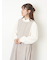 フリルバンドカラーブラウス