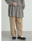 【帯電防止裏地】ツータックストレートパンツ《M/Lサイズ》