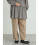 【帯電防止裏地】ツータックストレートパンツ《M/Lサイズ》