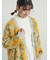 無地・花柄シャギーVネックカーディガン