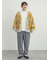 無地・花柄シャギーVネックカーディガン