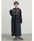 【S/Mサイズ】切替配色刺繍ワンピース