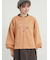 クロスステッチフラワー刺繍スウェット