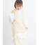 Vネックリブベスト