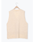 Vネックリブベスト