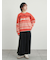 山柄ジャカードニット