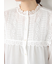 裾フリルティアードレースブラウス