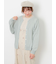 配色スカラップカーディガン