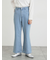【オーガニックコットン】デニムフレアパンツ